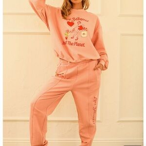 Dippin Daisys Pink Sweat set